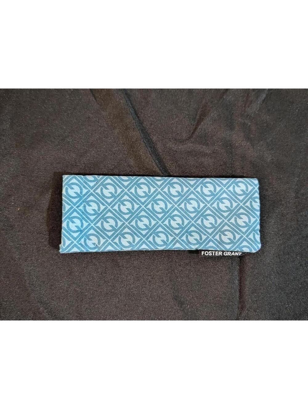 Foster Grant Blue Patterned Glasses Case